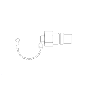 QF4-BP-SS 316 不锈钢, BAISYLOK QF系列全流量快速接头, QF4管体保护器